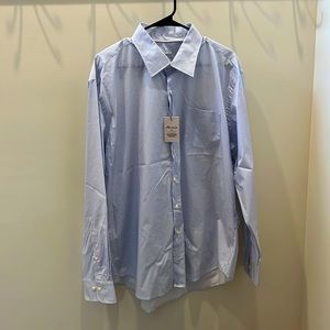 NWT! Peter Millar blue x, dress shirt